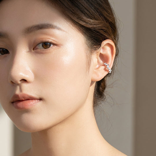 Mixed-Cut Constellation Huggie Earrings | Luxe3700