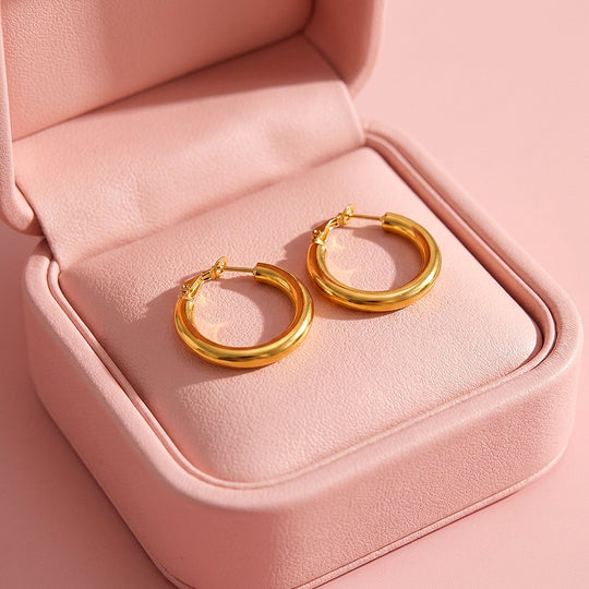 Tube Hoop Earrings | Luxe3729