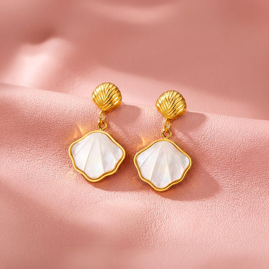 Shell Drop Earrings | Luxe3733