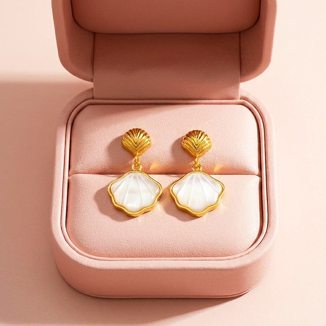 Shell Drop Earrings | Luxe3733