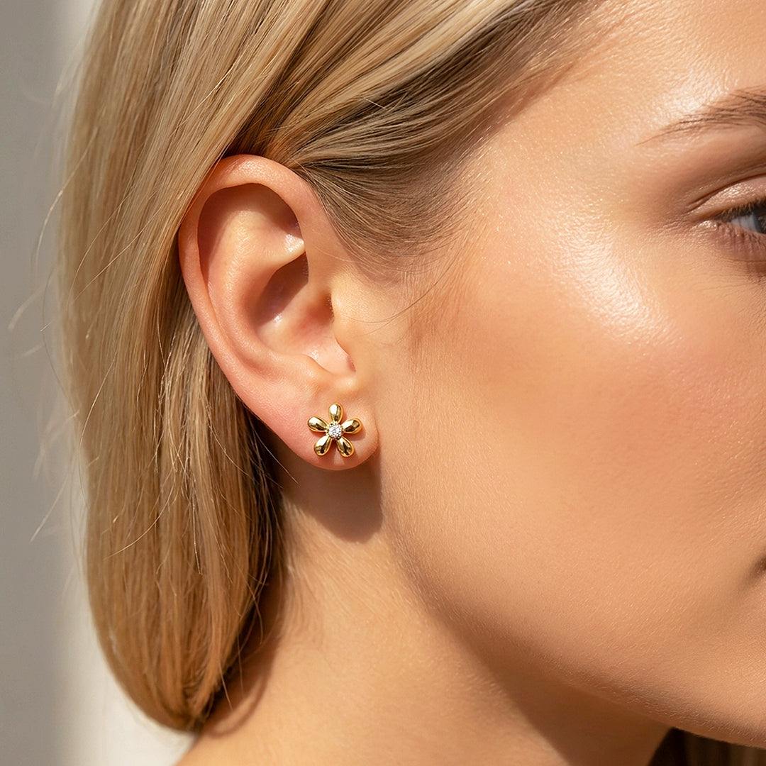 Floral Stud Earrings | Luxe3752