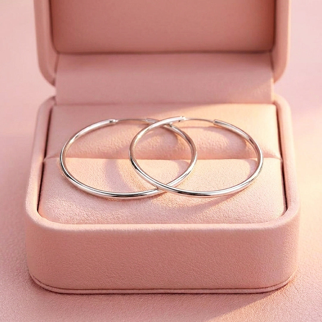 Classic Oversized Hoop Earrings | Luxe3754
