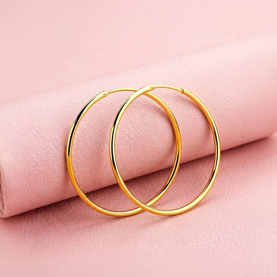 Classic Oversized Hoop Earrings | Luxe3754