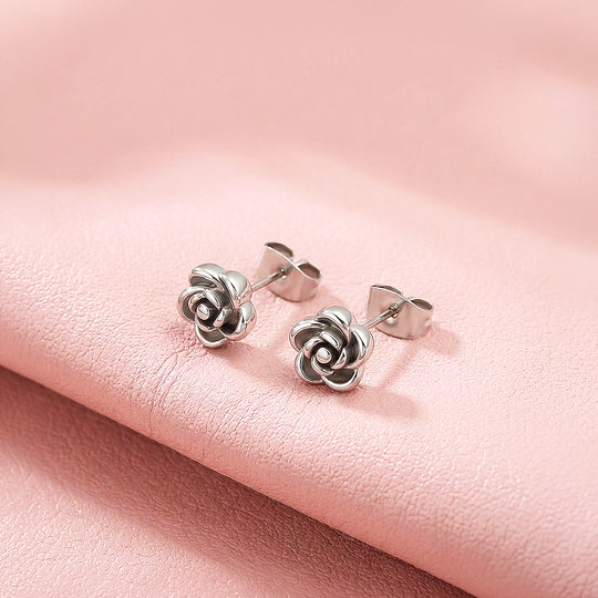 Rose Stud Earrings | Luxe3755