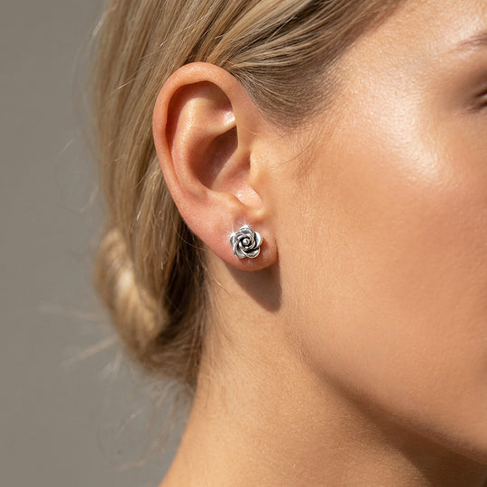 Rose Stud Earrings | Luxe3755