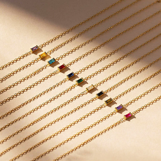 Luxe4340 - Birthstone Necklace