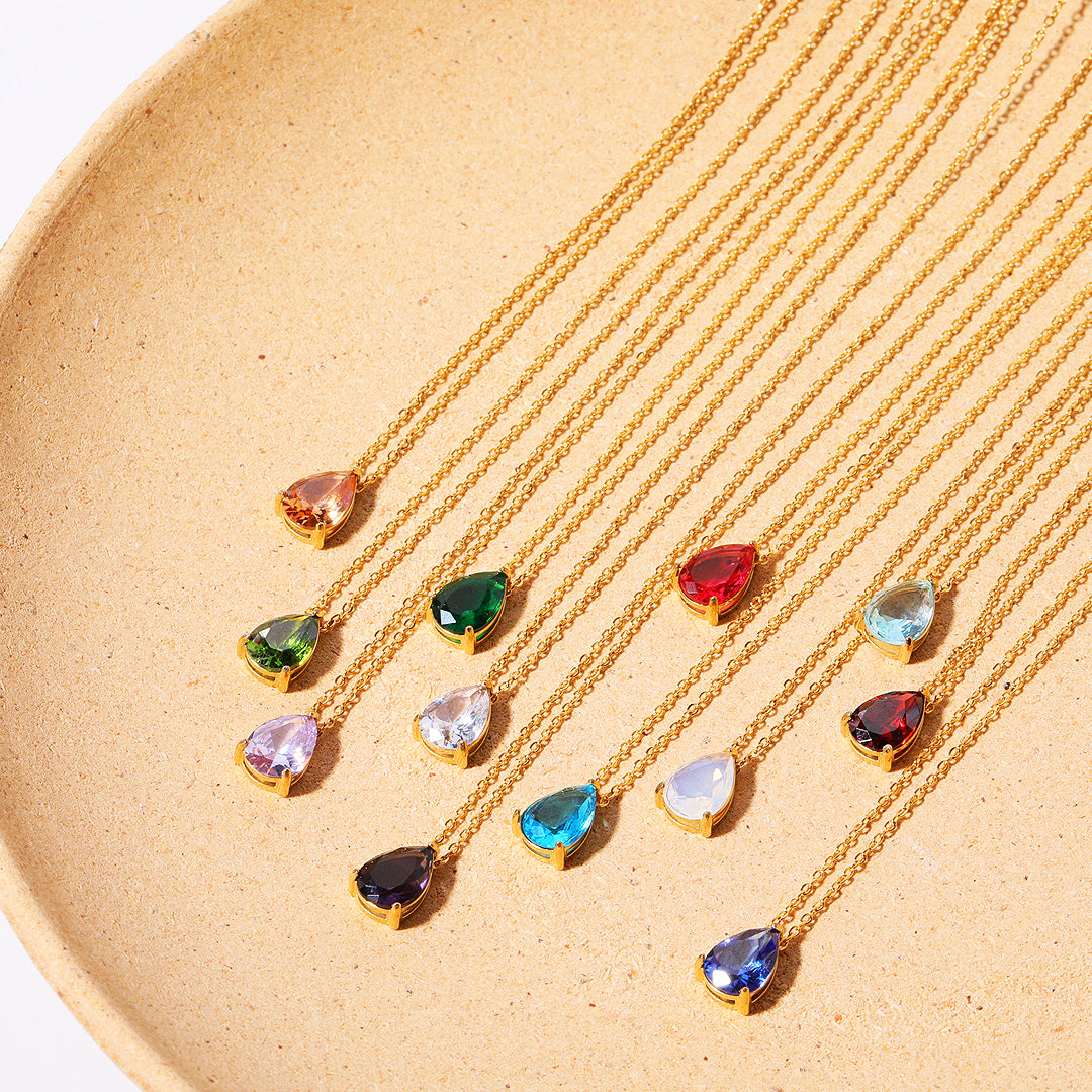 Luxe4341 - Birthstone Necklace