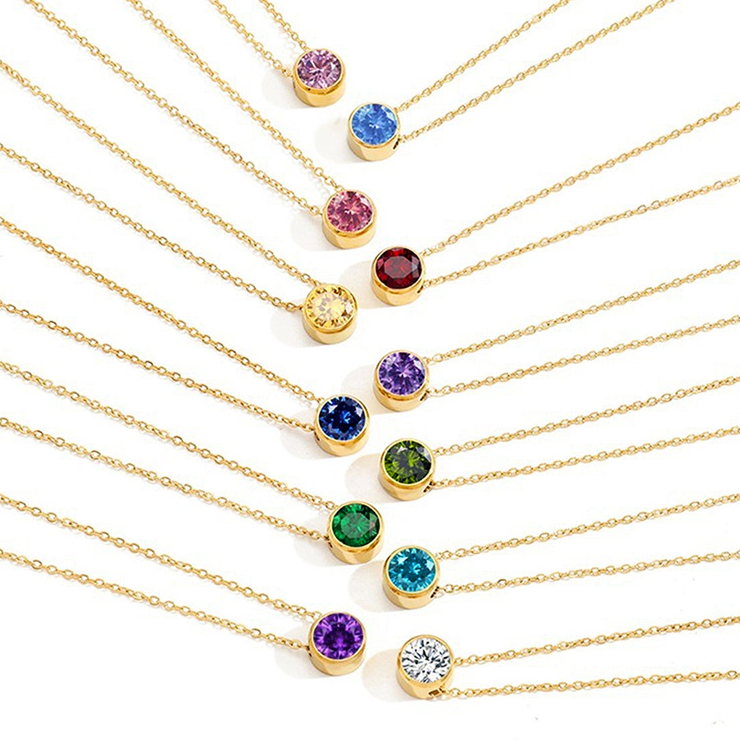 Luxe4350 - Birthstone Necklace