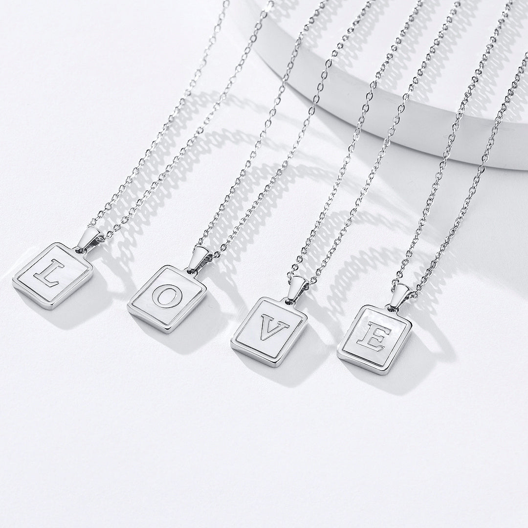 Elevate your style with the Luxe4352 Alphabet Necklace, a timeless piece that combines elegance and personal significance.