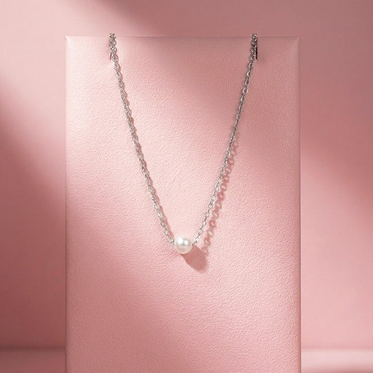 Pearl Cable Chain Necklace | Luxe4562