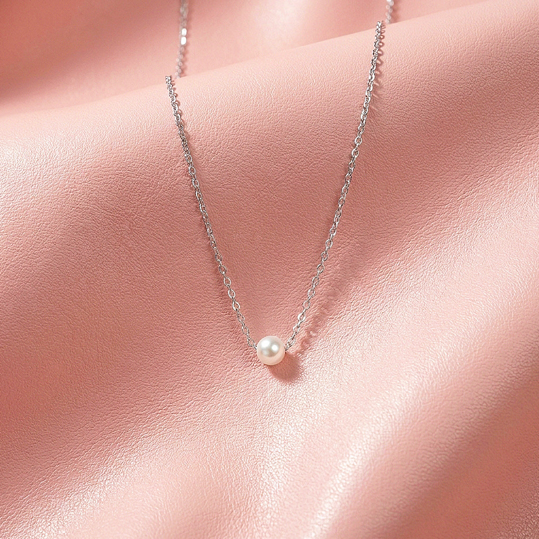 Pearl Cable Chain Necklace | Luxe4562