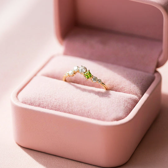 18K Gold Finish Wishbone Ring - Luxe5158