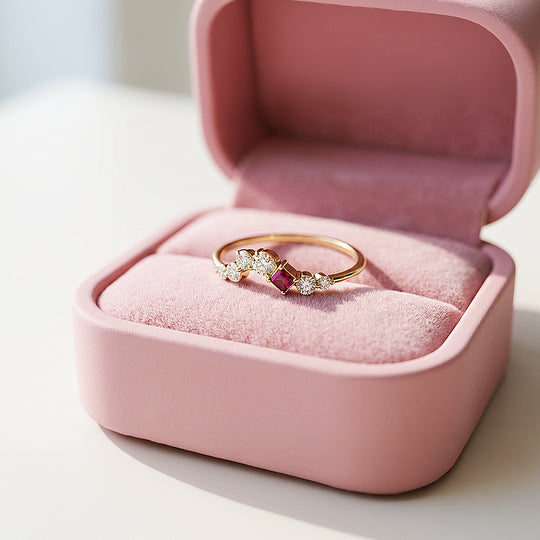 18K Gold Finish Wishbone Ring - Luxe5158