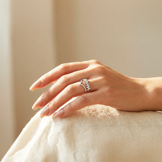 Crown Ring | Diamond Simulant | Luxe5168