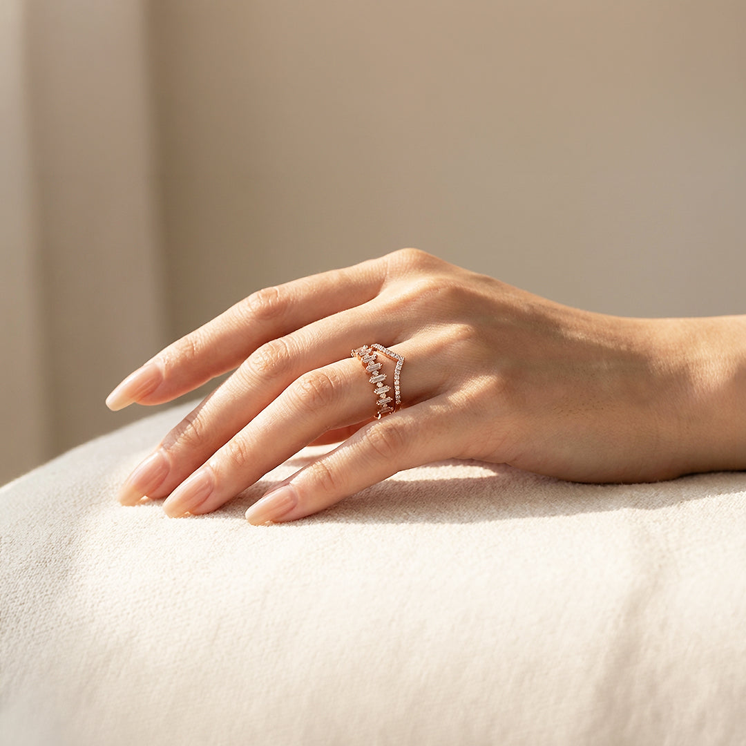 Crown Ring | Diamond Simulant | Luxe5168