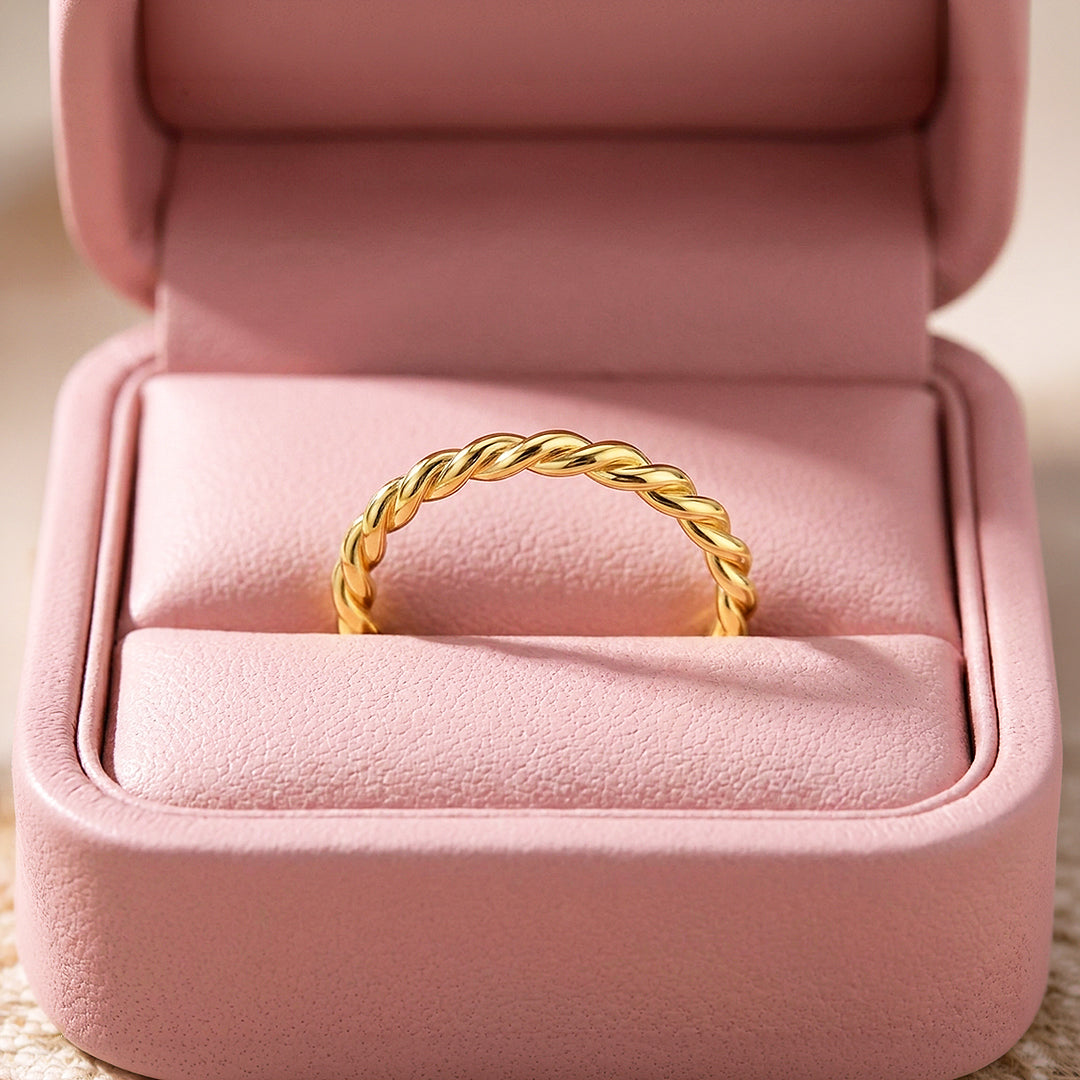 Twisted Rope Band Ring | 925 Sterling Silver | Prm5009