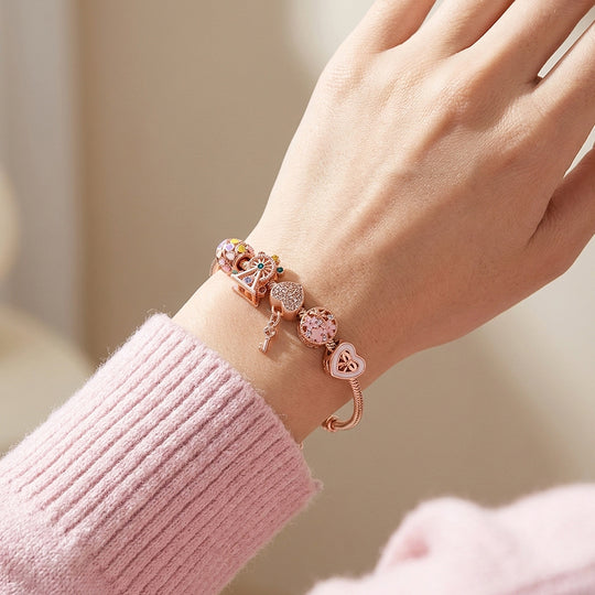 Ferris Wheel Charm Bracelet | Diamond Simulant | Luxe6079