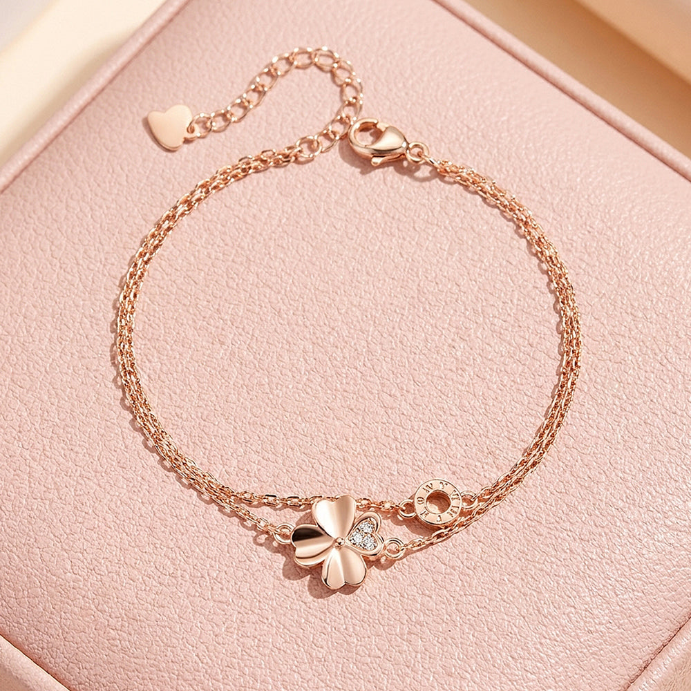 Four-Leaf Clover Bracelet | Luxe6184