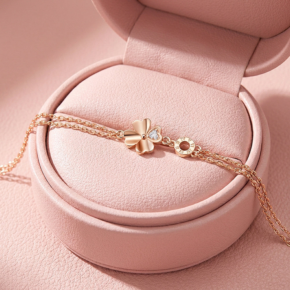 Four-Leaf Clover Bracelet | Luxe6184