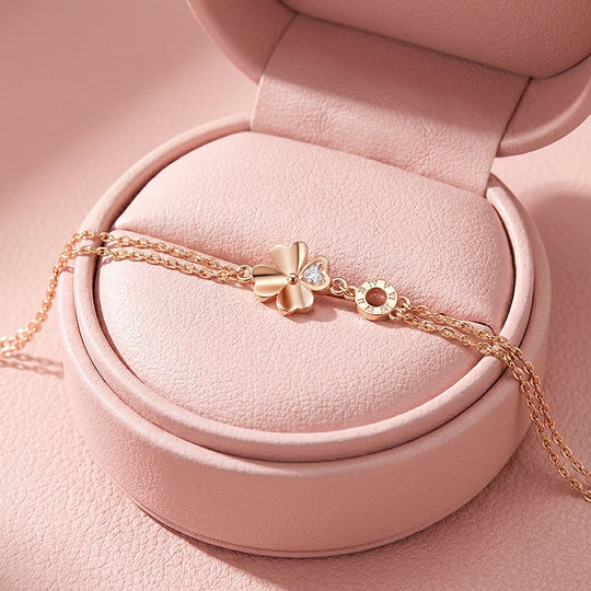 Four-Leaf Clover Bracelet | Luxe6184