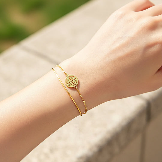 Fortune Fu Bracelet | Diamond Simulant | Luxe6349