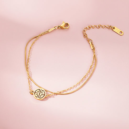 Fortune Fu Bracelet | Diamond Simulant | Luxe6349