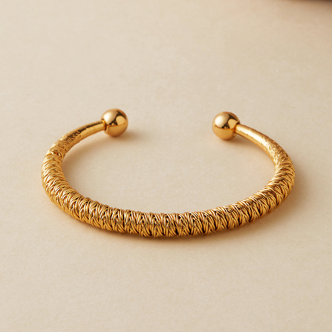 Link Chain Bangle | 18K Gold Plated | Stainless Steel | Luxe6467 ...