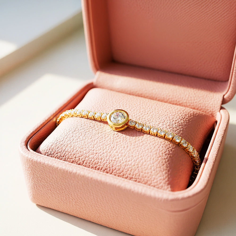 Solitaire Tennis Hybrid Bolo | 18K Gold | Luxe6528 - Bracelet | Singapore Jewellery, Wedding Rings & Gifts | Same Day Delivery | Tiara.com.sg