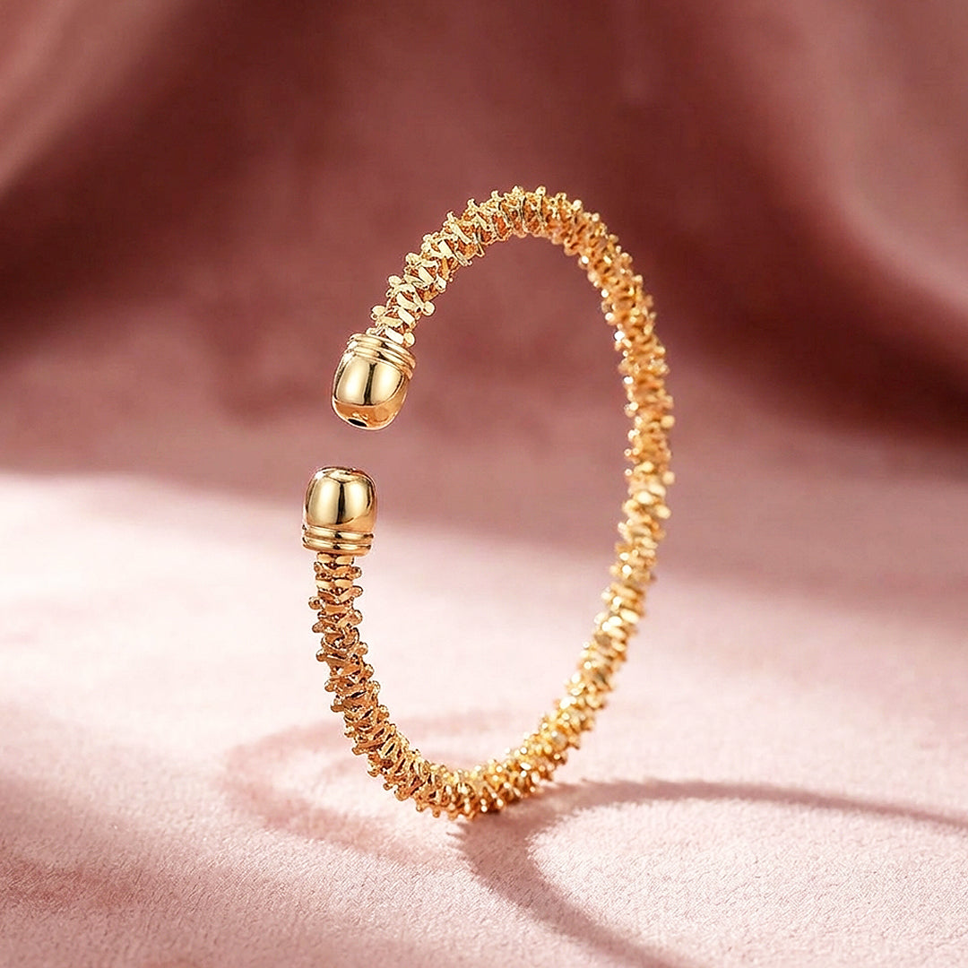 Stellar Textured Cuff | Luxe6557 - bangle | Singapore Jewellery, Wedding Rings &amp; Gifts | Same Day Delivery | Tiara.com.sg