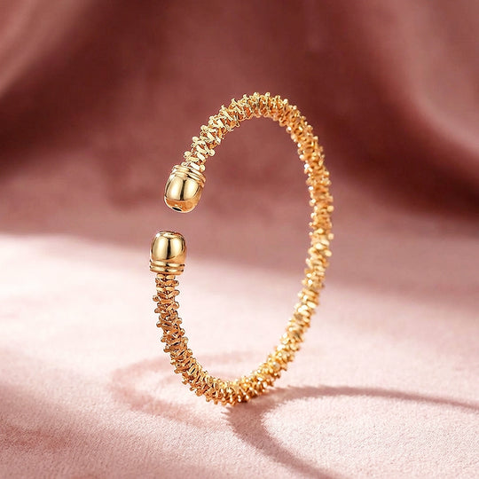 Stellar Textured Cuff | Luxe6557 - bangle | Singapore Jewellery, Wedding Rings &amp; Gifts | Same Day Delivery | Tiara.com.sg
