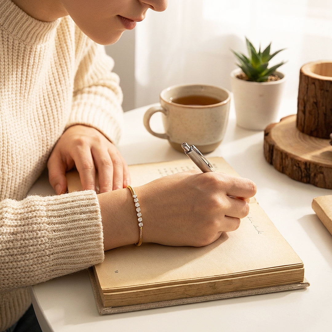 Elegant Gold Snake Chain Bracelet | Luxe6562