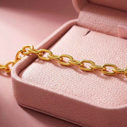 Oval Link Toggle Chain Bracelet | Luxe6588