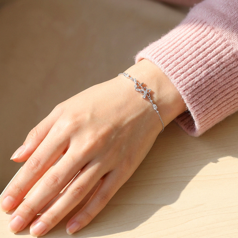 Marquise Floral Chain Bracelet | Luxe6597