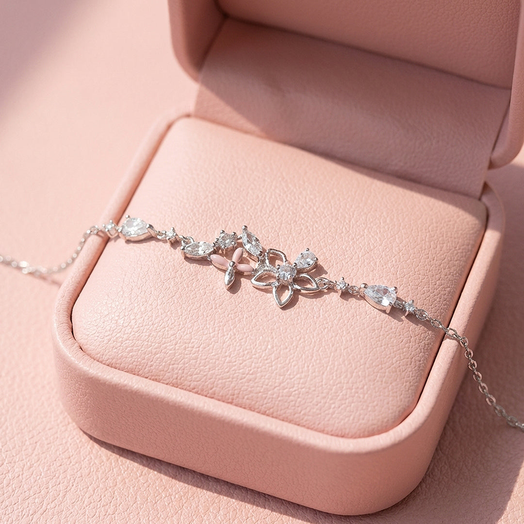 Marquise Floral Chain Bracelet | Luxe6597