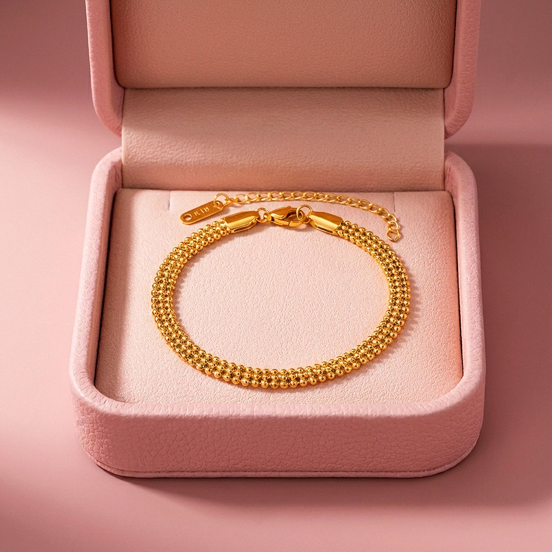 Multi-Row Beaded Chain Bracelet | Luxe6598