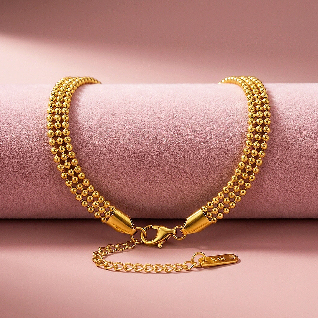 Multi-Row Beaded Chain Bracelet | Luxe6598