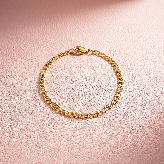 Figaro Chain Bracelet | Luxe6603