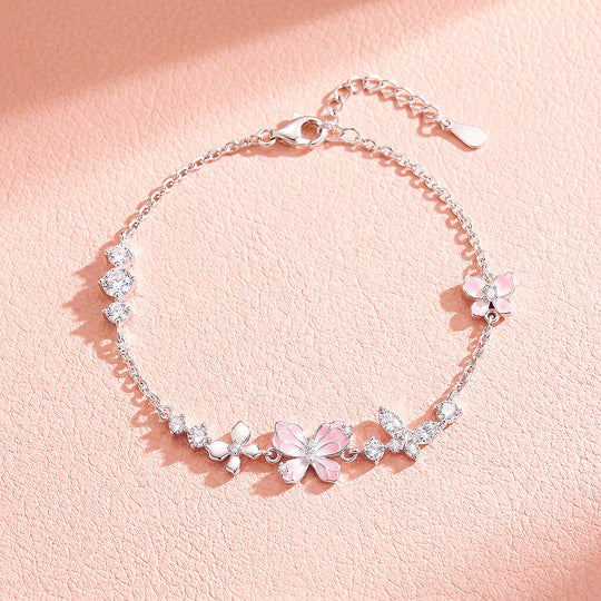 Pink Butterfly Garden Bracelet | Luxe6653