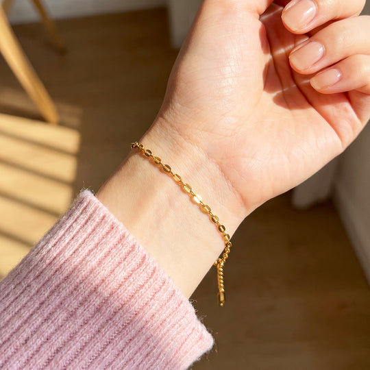Mirror Link Chain Bracelet | Luxe6701