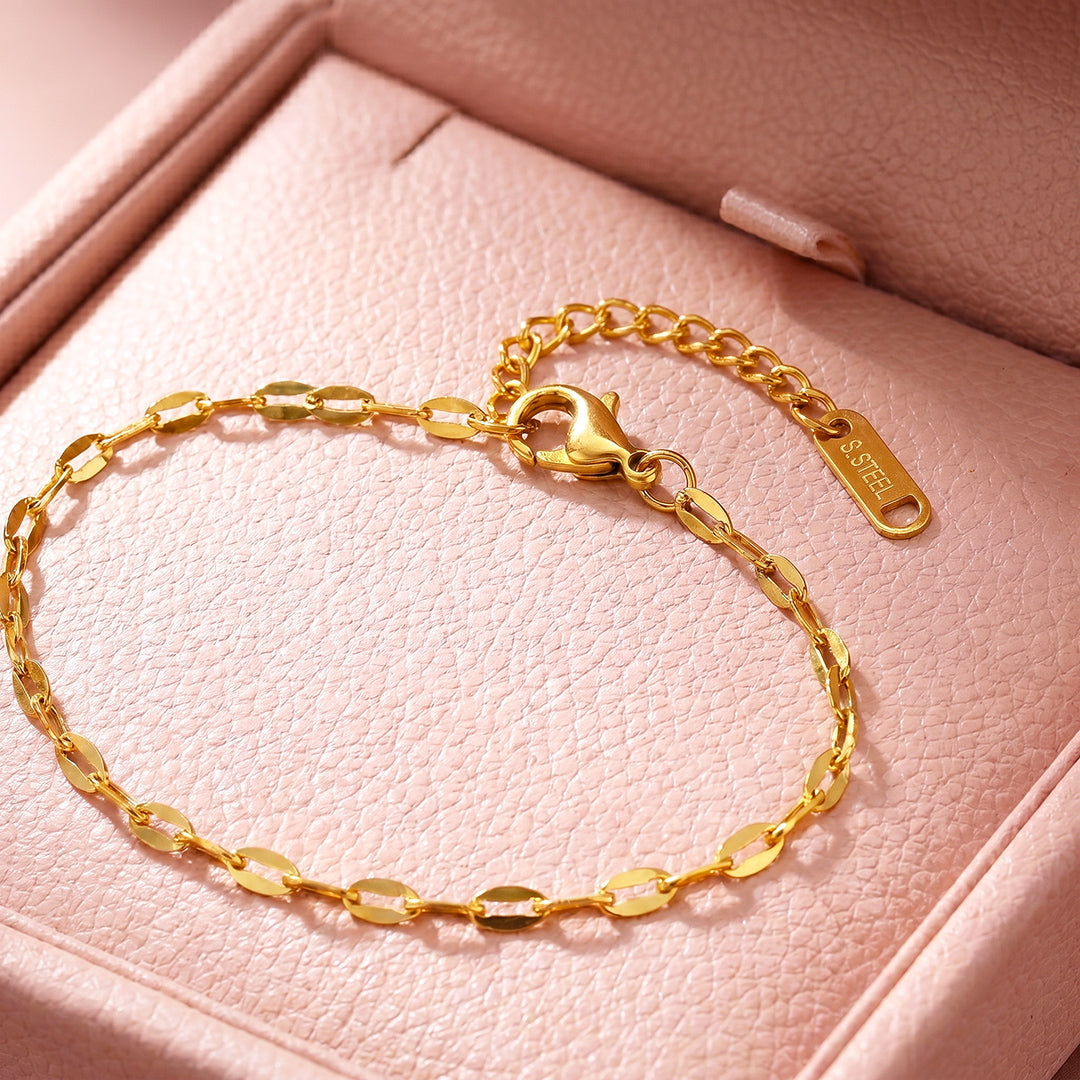 Mirror Link Chain Bracelet | Luxe6701