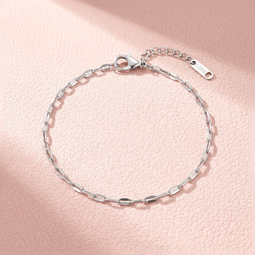 Mirror Link Chain Bracelet | Luxe6701