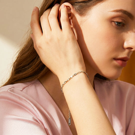 Mirror Link Chain Bracelet | Luxe6701