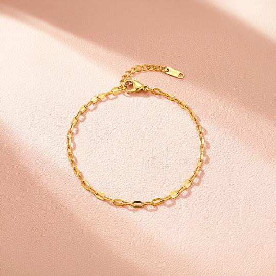 Mirror Link Chain Bracelet | Luxe6701