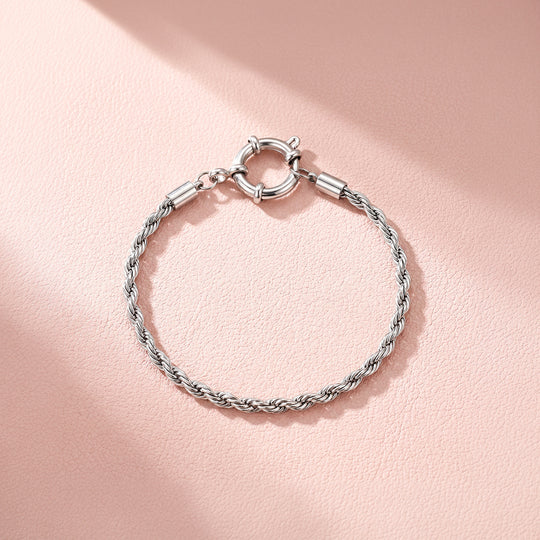 Rope Chain Bracelet with Sailor Clasp | Luxe6704
