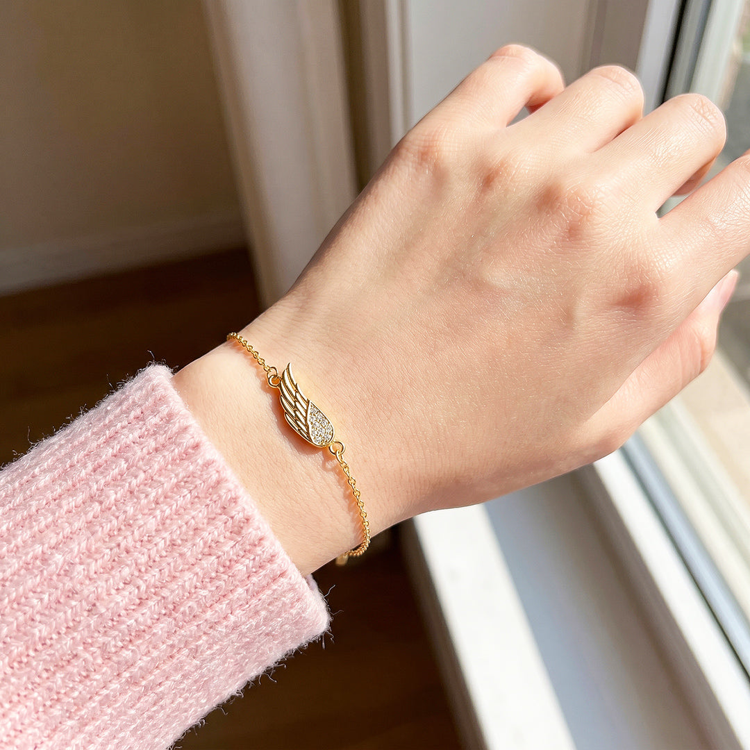 Angel Wing Chain Bracelet | Luxe6729