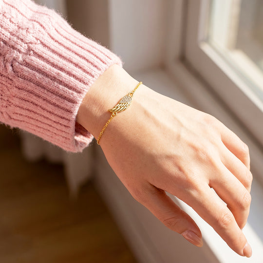 Angel Wing Chain Bracelet | Luxe6729