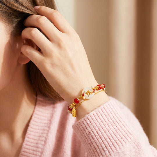 Koi Pi Double-Strand Bracelet | Luxe6739
