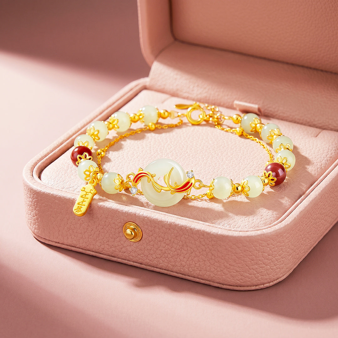 Koi Pi Jade Bracelet | Luxe6743