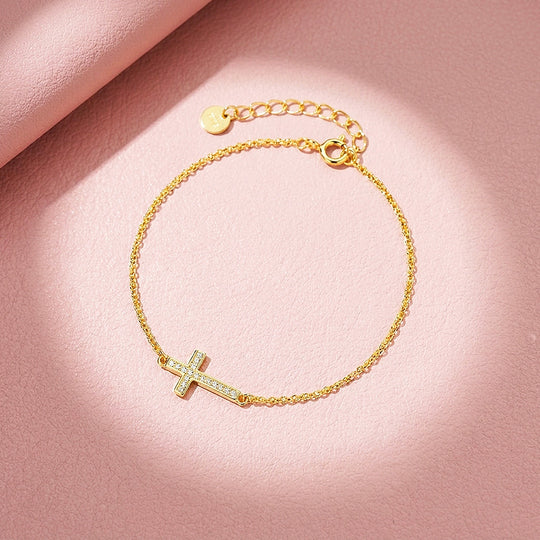 Cross Chain Bracelet | Women&