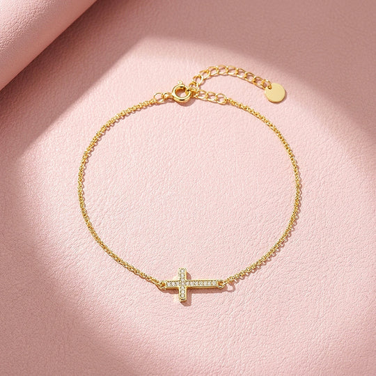 Cross Chain Bracelet | Women&